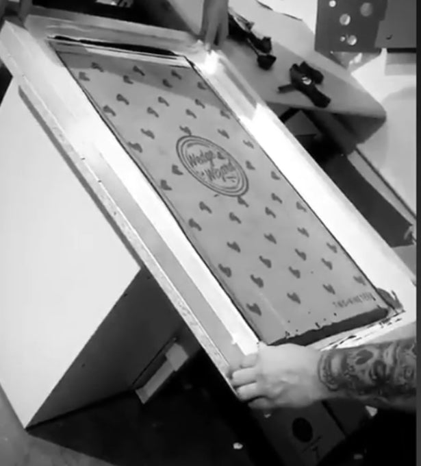 Screen Printing a Golf Towel