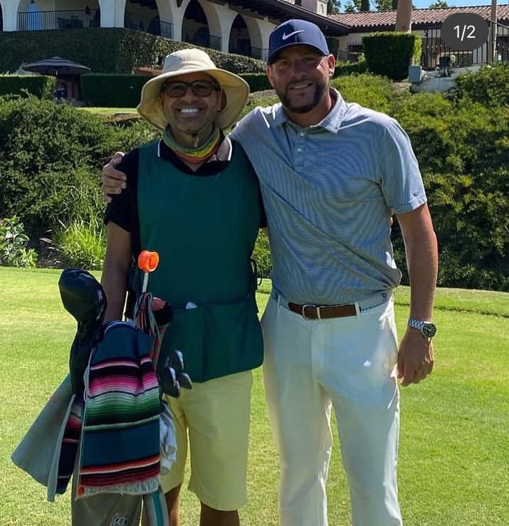 Michael Block with Sarape Golf Towel 