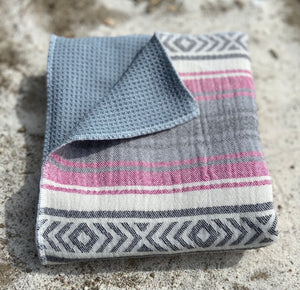 Baja surf golf towel Hot Pink