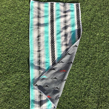 Load image into Gallery viewer, Wishbone and Goat Hill Park Players towel original Baja green