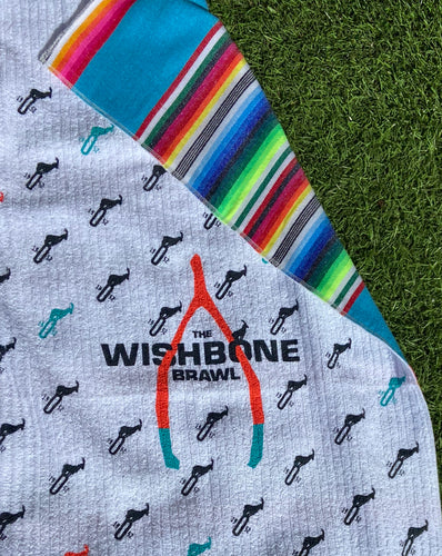 White wishbone players towel